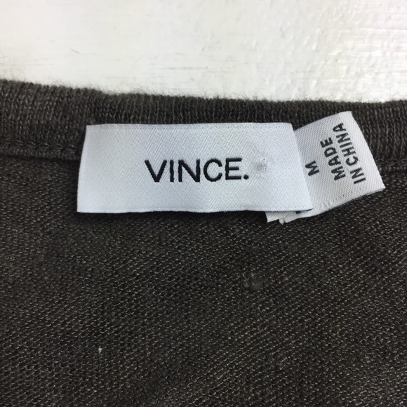 Vince Linen tank medium Dk gray-ish olive - Picture 2 of 4